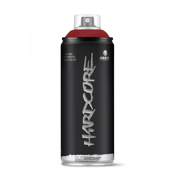 Bombe de peinture Hardcore MTN - Rouge soviet pas cher