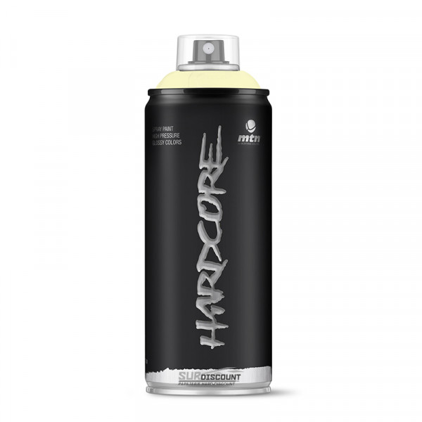 Bombe de peinture Hardcore MTN - Jaune licorne pas cher