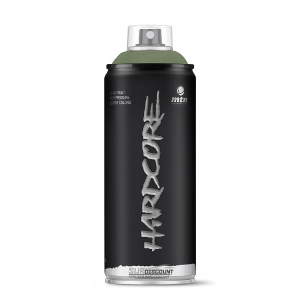 Bombe de peinture Hardcore MTN - Kaki pas cher