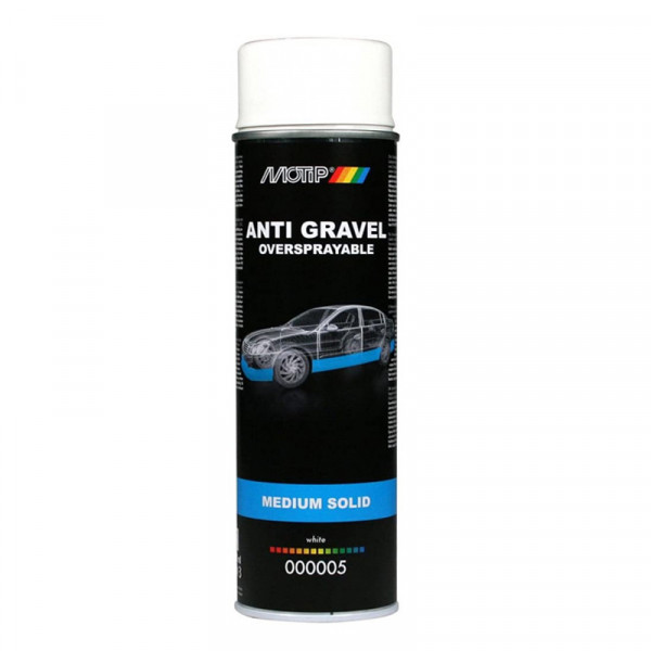 Bombe de peinture anti gravillons - blanc - Motip pas cher