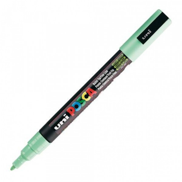 MARQUEUR POINTE FINE - VERT CLAIR - PC3M - POSCA pas cher