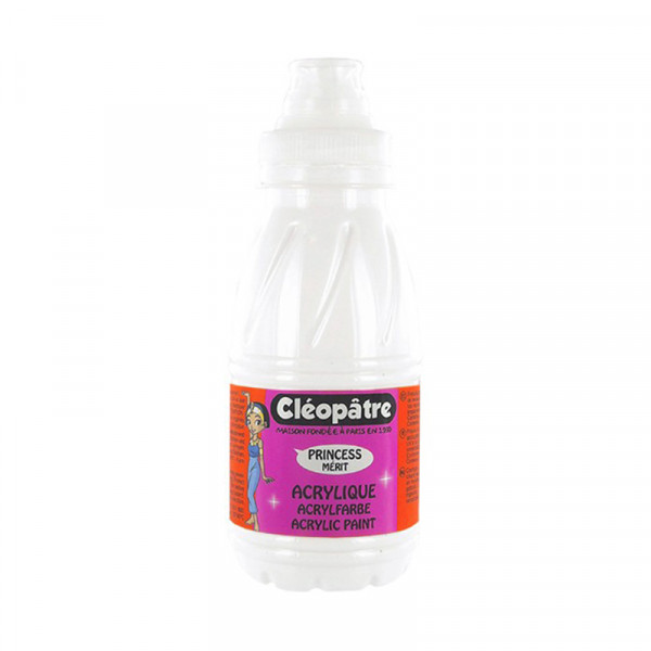 peinture-acrylique-princess-merit-blanc-250ml-cleopatre