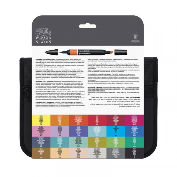 promarker-lot-24-feutres-couleurs-arts-et-illustrations-double-pointe-fine-point-large-winsor-et-newton