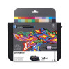 photo-Feutres - Promarker - Trousse 24 couleurs - Winsor et Newton - Dessin - Illustration