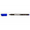 Marqueur Permanent "K Marker Fine" Pointe Médium Bleu Kores pas cher