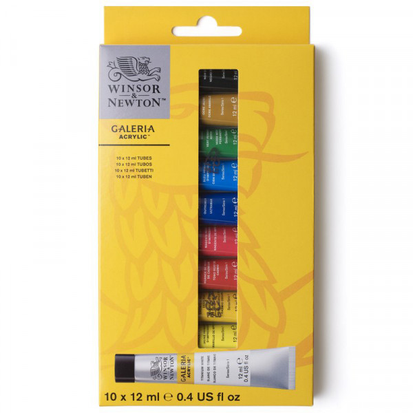 set-initiation-galeria-acrylique-10x12ml-W&N