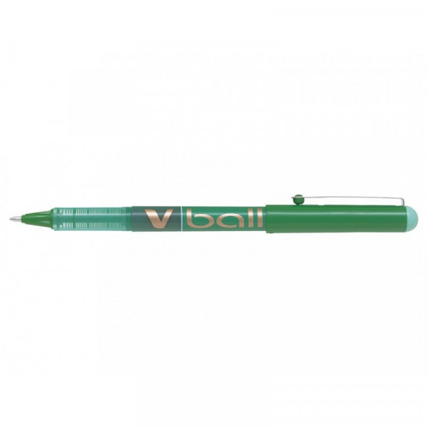 Stylo gel V-Ball 1.0 pointe moyenne vert Pilot pas cher