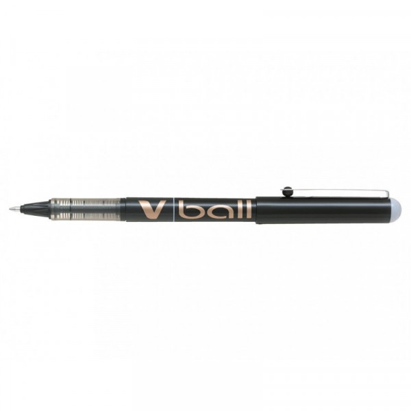 Stylo gel V-Ball 1.0 pointe moyenne noir Pilot pas cher