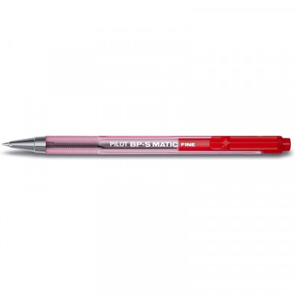 Stylo bille rétractable BP-Matic rouge Pilot pas cher