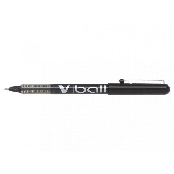 Stylo roller V-Ball 05 pointe fine 0,5mm noir Pilot pas cher