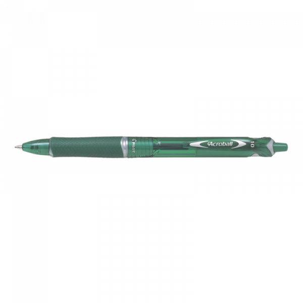 Stylo bille Acroball Begreen pointe moyenne vert Pilot pas cher