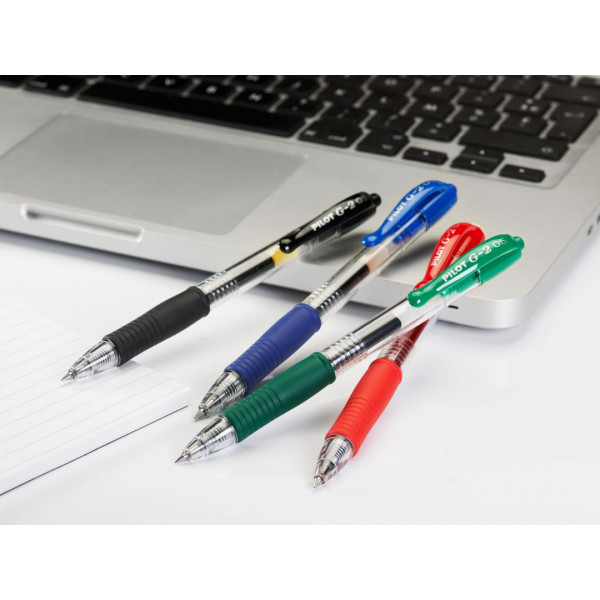 Acheter Stylo G-2 roller encre gel pointe moyenne turquoise Pilot