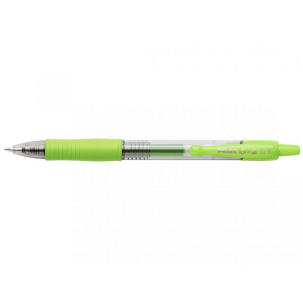 Stylo G-2 roller encre gel pointe moyenne citron vert Pilot pas cher