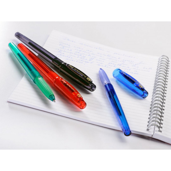 Stylo bille Super Grip G Cap pointe moyenne noir Pilot | à seulement 0,99 €