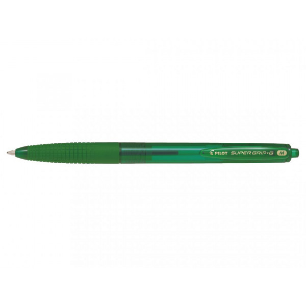 Stylo bille Super Grip G Rétractable pointe moyenne vert Pilot pas cher