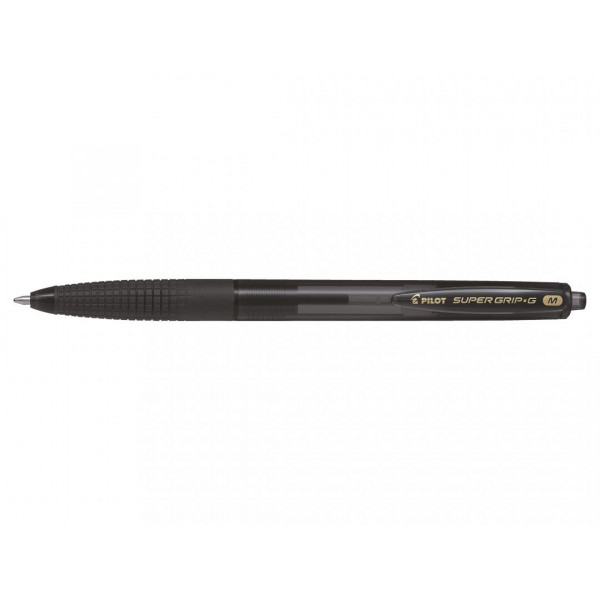 photo-Stylo bille - Noir - Rétractable - Pointe moyenne - Pilot - Super Grip G