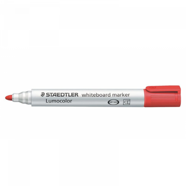 MARQUEUR LUMOCOLOR 351 STAEDTLER POINTE OGIVE ROUGE