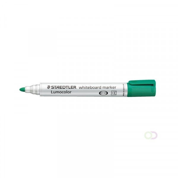 Marqueur Lumocolor 351 effaçable pointe ogive vert Staedtler pas cher
