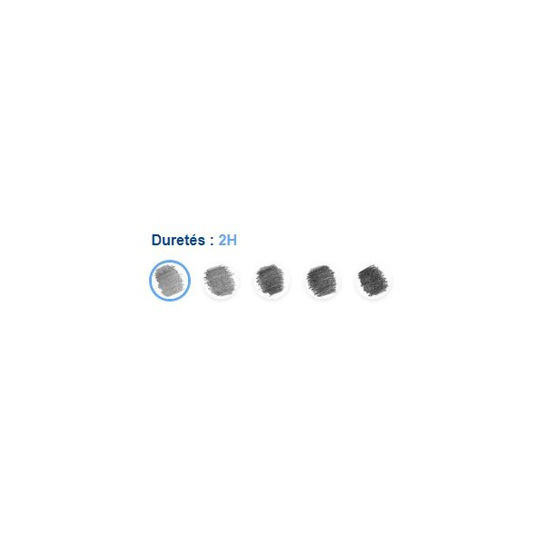 Crayon graphite Noris 120 mine 2H Staedtler | Surdiscount
