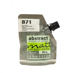 Peinture acrylique Abstract matt - Vert jaune - Sachet 60ml - Sennelier pas cher