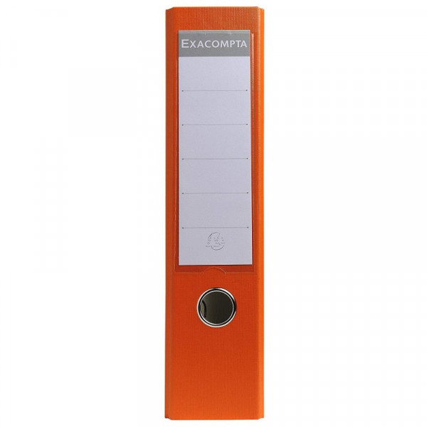 Classeur à levier dos 80mm orange Exacompta | Surdiscount