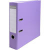 photo-Classeur à levier - Lilas - Dos large - 75mm - 2 anneaux - Exacompta