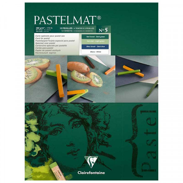 Bloc Pastelmat N°5 - 30 x 40 cm - 12 feuilles - Clairefontaine | Surdiscount