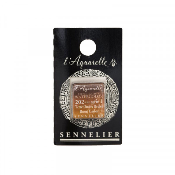 Aquarelle Extra-Fine 1/2 Godet Terre Ombre Brûlée Sennelier pas cher
