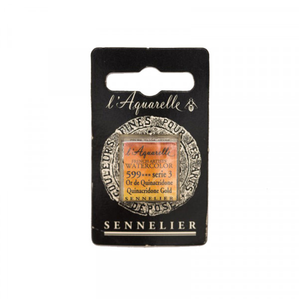 Aquarelle Extra-Fine 1/2 Godet Or Quinacridone Sennelier pas cher