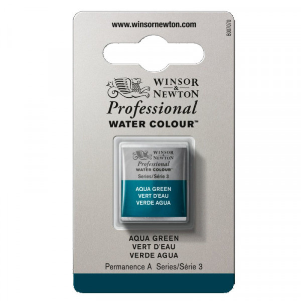 Aquarelle Professionnelle Extra-Fine - 1/2 Godet - Vert D'Eau - Winsor Et Newton pas cher
