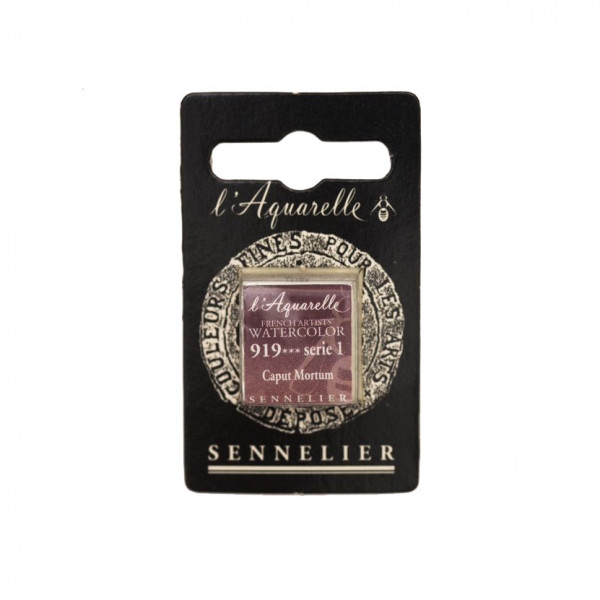 Aquarelle Extra-Fine 1/2 Godet Caput Mortum Sennelier pas cher