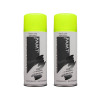 Lot de 2 bombes de peinture - jaune fluo - AMT pas cher-26299