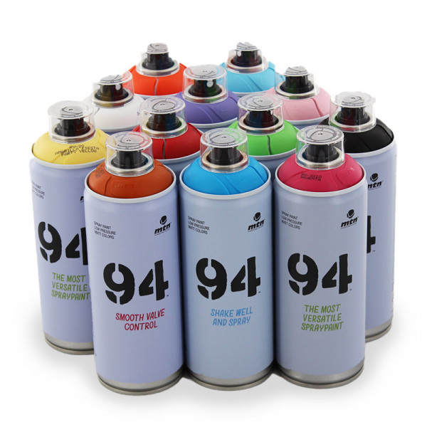 LOT 12 Bombes peinture MTN 94 FINITION pas cher