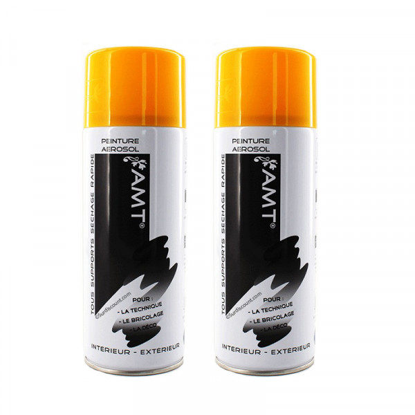Lot de 2 bombes de peinture - bouton d'or - AMT | Surdiscount