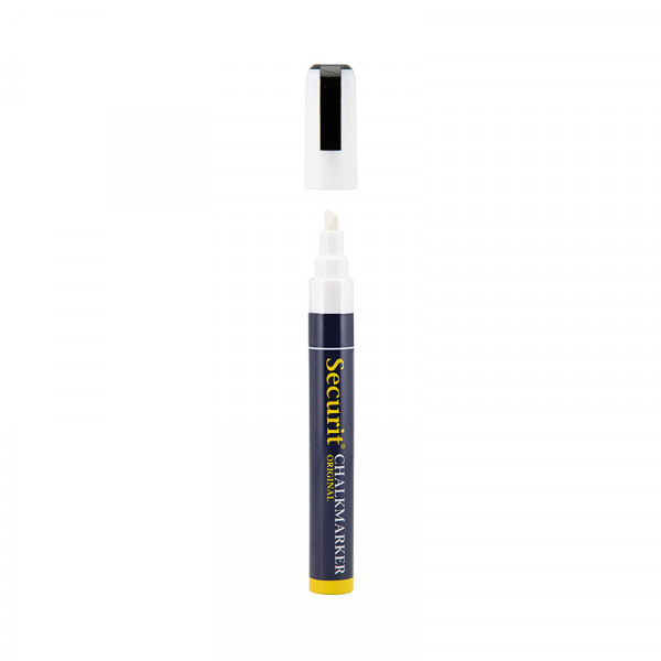 Feutre craie - Mine biseautée - 2 à 6 mm - blanc - Securit | à seulement 2,99 €