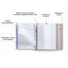 Cahier A4 spirales couverture plastique noir 150 pages petits carreaux Miquelrius | Surdiscount