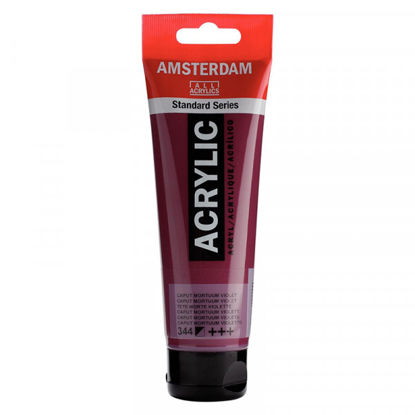 penture-acrylique-tete-de-mort-violet