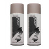 Lot de 2 bombes de peinture - taupe mat - Amt | Surdiscount-26850