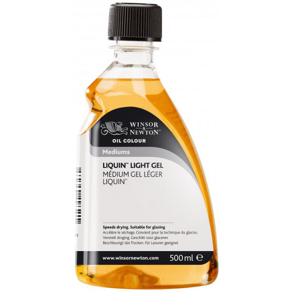 Médium Liquin gel léger peinture à l'huile 500ml Winsor et Newton pas cher