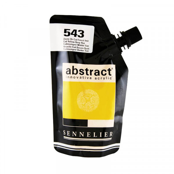 Peinture acrylique en sachet - Jaune cadmium fonce - 500ml - Sennelier pas cher