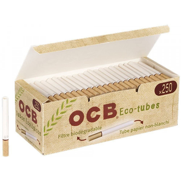 Lot De 12 Boîtes De 250 Tubes OCB - Tubes à Cigarettes Papier - Qualité Premium