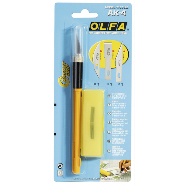 Cutter de précision OLFA AK-4 et lames de recharge | Surdiscount