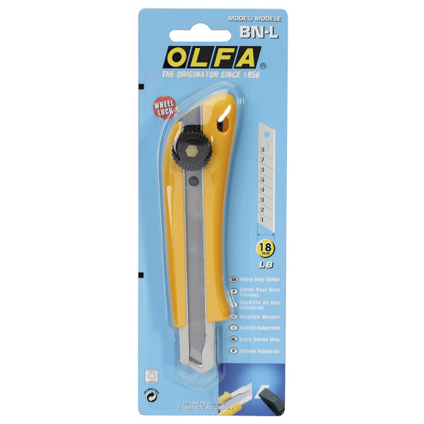 Cutter usage intensif gros travaux OLFA BN-L Lames de 8 mm | Surdiscount