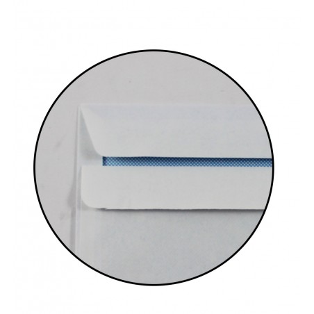 Acheter 500 Enveloppes Blanches Dl À Fenêtre 45X100Mm Autocollante 110X220Mm Gpv 71384