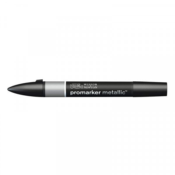 photo-Feutre - Promarker - Metallic - Argent - Winsor et Newton - Dessin - Illustration