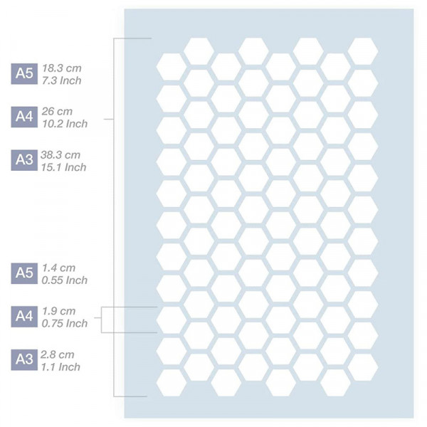 pochoir-A5-motif-hexagonal-qbix-detail-pas-cher
