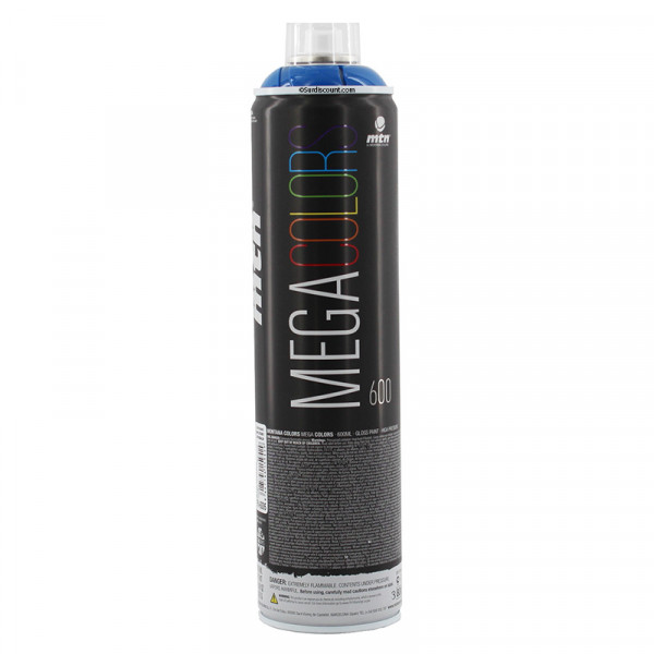 photo - Bombe de peinture - Bleu foncé - RV-5005 - MTN Mega Colors - 600ml