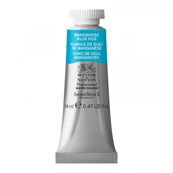 photo-Peinture aquarelle - Bleu de Manganèse - 379 - Extra-fine - Winsor et Newton - 14ml