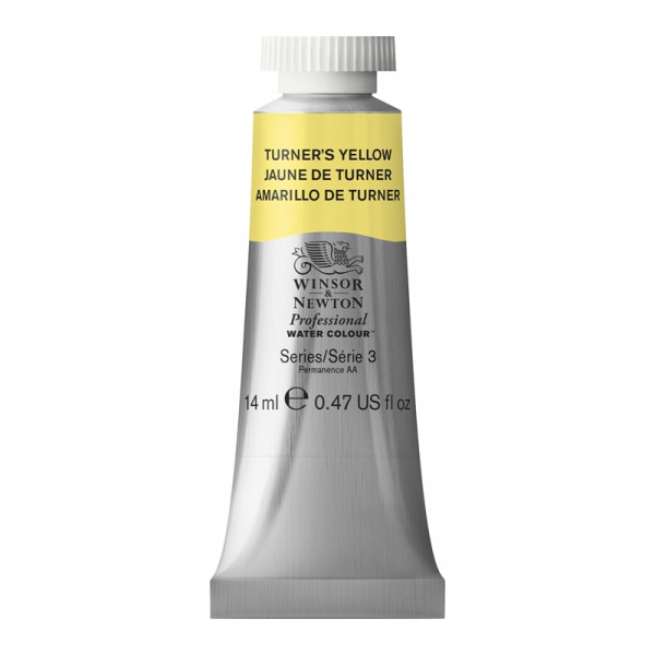 photo-Peinture aquarelle - Jaune de Turner - 649  - Extra-fine - Winsor et Newton - 14ml