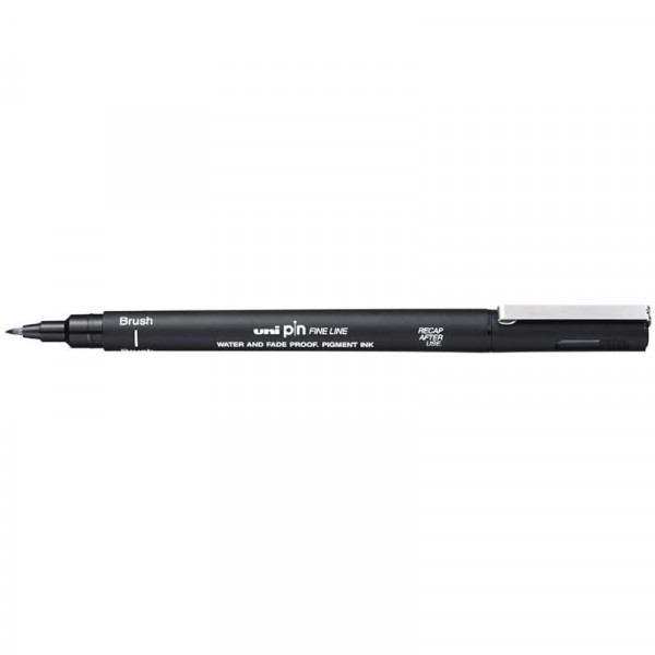 feutre-uni-pin-noir-brush